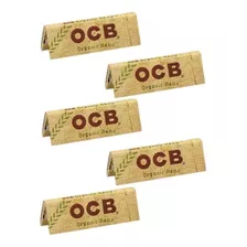 Rolling Papers Cueros Ocb Organico #7 Combo 5 Cajitas