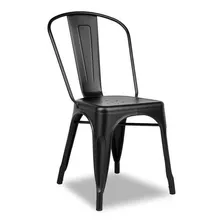 Silla Tolix Color Negro, Comedor, Evento, Bozzo