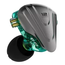 Fone De Ouvido In-ear Gamer Kz In Ear Zsx Ciano