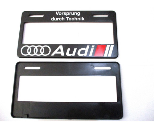 Portaplaca Audi Sline S1 S4 R8 A8 A3 S6 Q8 Q7 R6 Sport 2 Pzs Foto 2