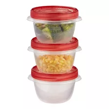 3 Contenedores Rubbermaid Take Along T/rosca 473ml Original