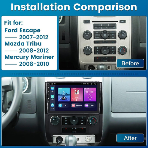 Estereo Ford Escape/mazda Tribute/mercury Mariner Android Foto 2