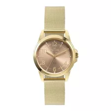 Relógio Technos Feminino Ref: 2035mtg/1t Elegance Dourado