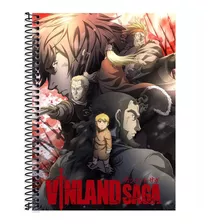 Caderno Vinland Saga 20 Matérias 400 Folhas Capa Dura