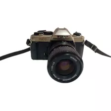 Camera Nikon Fm10 Com Lente 35-70 Decoração Sem Garantia 