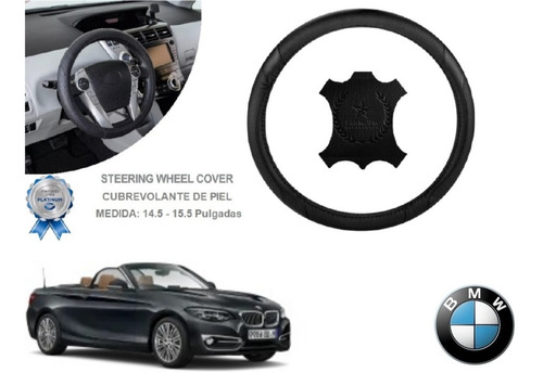 Funda Cubrevolante Negro Piel Bmw Serie 2 Convertible 2024 Foto 2