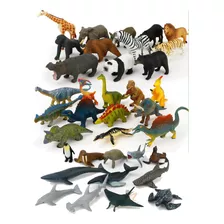 36 Mini Dinosaurios De Simulación De Animales De Mar Juguete