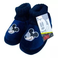 Bota Pantufa Infantil Disney Mickey Mouse Azul Original