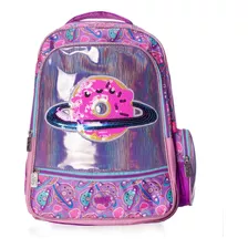 Mochila Tornasol Dona De Lentejuela Rosa Wilys Color Lila