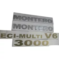 Emblemas Laterales Mitsubishi Montero 3000. 