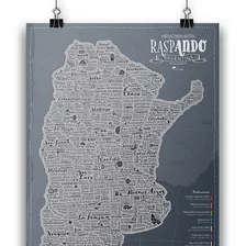 Mapa De Argentina Con Raspadita Raspando 