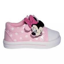 Tênis Infantil Minnie Temático Vermelho Princesa Feminina