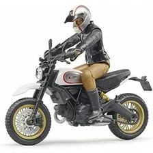 Bruder 63051 Ducati Scrambler Desierto Trineo Motocicleta De