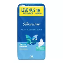 Absorvente Externo Sempre Livre® Adapt® Plus 16 Unidades