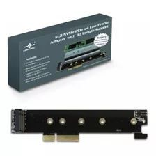 Vantec M.2 Nvme Pcie X4 Low Profile Adapter With 110 Length 