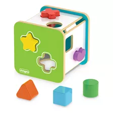 Brinquedo Educativo, Cubo Didático - Formas Geométricas