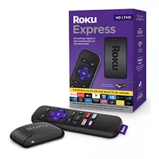 Roku Express Streaming Player Full Hd Com Controle Remoto