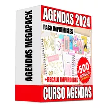 Kit Agendas 2024 Y Planners Pack Imprimible Para Imprimir