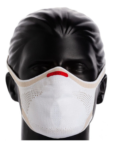 Máscara De Proteção Esporte Fitnes Fiber Knit 3d Com 1 Refil