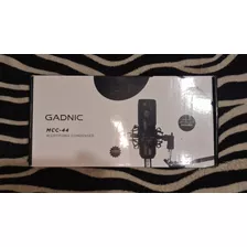 Micrófono Condensador Negro Gadnic Profesional + Accesorios