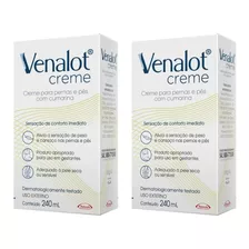 Kit Com 2 Venalot Creme 240ml Pernas E Pés Com Curmarina