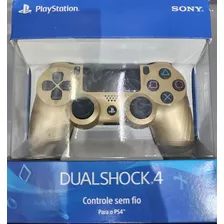 Controle Original Para Playstation 4 Dourado