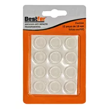 Protetor De Silicone Redondo 12pçs Pingo 18mm Anti-impacto