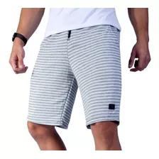 Kit 3 Bermudas Moletom Masculina Plus Size Temos G1, G2, G3