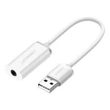 Adaptador Audio Usb A Aux 3.5mm Micofono + Auricular Ugreen