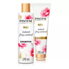  Kit Shampoo + Acondicionador Pantene Instant Frizz Control