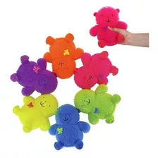 Urso Mania Flofys Com Laco Colors 16x17cm - Cores Sortidas