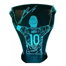 Lámpara De Messi Mundial (lámpara Decorativa 3d)