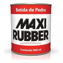 Batida De Pedra Branco 900ml Tinta Emborrachamen Maxi Rubber