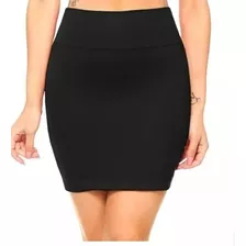 Mini Falda Negra Mujer