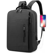 Mochila Elegante Impermeable Multifuncional Con Cargador Usb