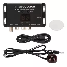 Modulador De Tv Av A Rf, Convertidor Profesional, Repetidor