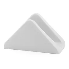 Porta Guardanapo Luxo Porcelana Triângulo 11 Cm 1046