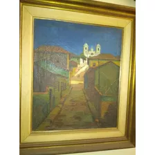 Quadro Ost-cidade Rural - Aldack Freitas Noir Antiguidades