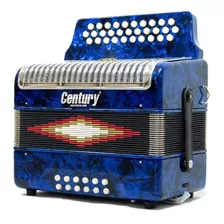 Acordeon Century Botones Tono Sol Azul C3012ap Envio Full