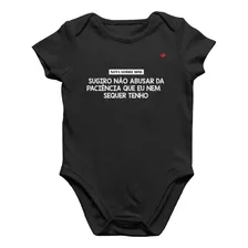 Body Bebê Algodão Nota Sobre Mim Roupa