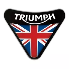 Emblema Adesivo Resinado Escudo Triumph Daytona 7,5x9 Rs03