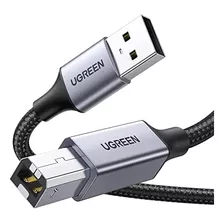 Cable De Impresora Ugreen, Usb A A B De 10 Pies, Cable De Es