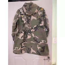 Campera-parca Camuflada Mujer