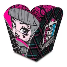 Cachepot Monster High Festa 8 Unids Cesta Pipoca Caixa