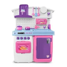 Cozinha Infantil Big Kitchen Roxa Roma Brinquedos 5558