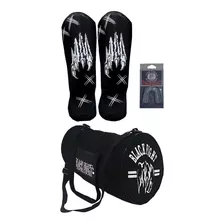 Kit Muay Thai Caneleira Bucal Bolsa