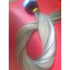 Cabelo Humano Loiro Mechas Brasileiro Fita Inteira 100g 60cm