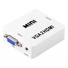 Cabo Conversor Adaptador Vga/hdmi Com Saida P2 Audio Convert