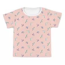 Camiseta T-shirt Feminina Infantil Meninas Proteção Solar+50