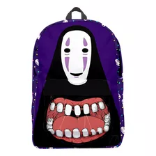 Mochila Sin Cara Boca Morado El Viaje De Chihiro Ghibli Backpack